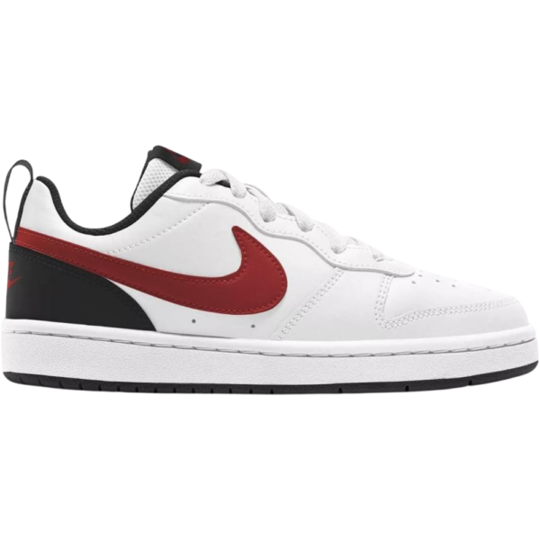 Nike Court Borough Low 2 White / Back / Red (GS) Nike Court Borough Low 2 White / Back / Red (GS) - BQ5448-110 - Acquista su Shoes Clothing Store