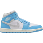 Jordan 1 Mid Dark Powder Blue White Sail Neutral Grey (Women's) - BQ6472-400 - Acquista su Shoes Clothing Store