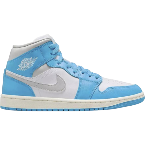 Jordan 1 Mid Dark Powder Blue White Sail Neutral Grey (Women's) - BQ6472-400 - Acquista su Shoes Clothing Store