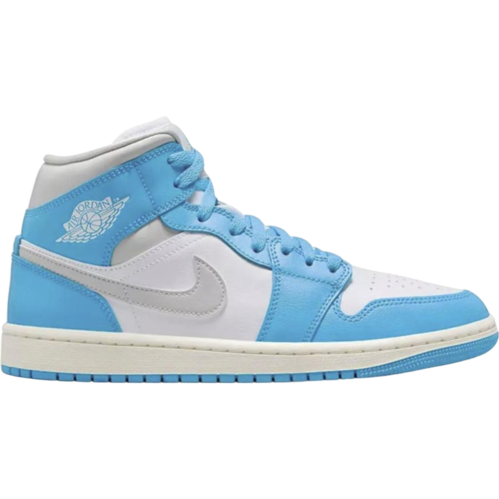 Jordan 1 Mid Dark Powder Blue White Sail Neutral Grey (Women's) - BQ6472-400 - Acquista su Shoes Clothing Store