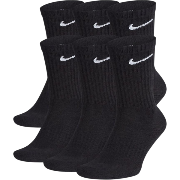 Nike Socks - Everyday Lightweight Crew Black 6-PACK Nike Socks - Everyday Lightweight Crew Black 6-PACK - SX7666-010 - Acquista su Shoes Clothing Store