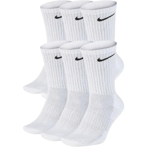 Nike Socks - Everyday Lightweight Crew White 6-PACK Nike Socks - Everyday Lightweight Crew White 6-PACK - SX7666-100 - Acquista su Shoes Clothing Store