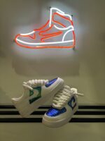 Air Force 1 Custom rope laces python