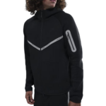 NIKE Tech Fleece Full-Zip Windrunner Black White Reflective - IM6537-010 - Acquista su Shoes Clothing Store