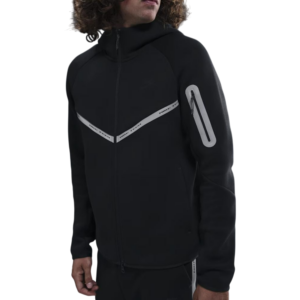 NIKE Tech Fleece Full-Zip Windrunner Black White Reflective - IM6537-010 - Acquista su Shoes Clothing Store