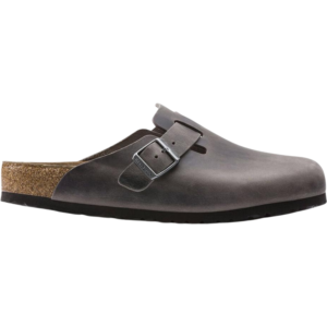 Birkenstock Boston Soft Footbed Oiled Leather Iron Grey - 1013255 - Acquista su Shoes Clothing Store