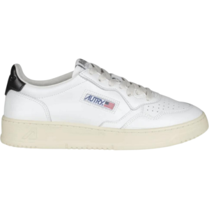 Autry Medalist Leather Low White Black Tab (Women's) - AULW LL22 - Acquista su Shoes Clothing Store
