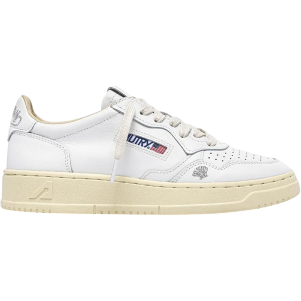 Autry Medalist Low White Silver Details (Women's) Autry Medalist Low White Silver Details (Women's) - AULW LS14 - Acquista su Shoes Clothing Store