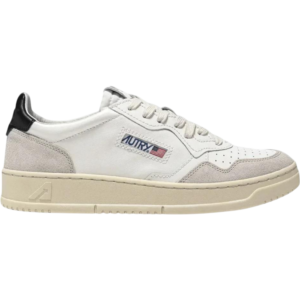 Autry Medalist Leather Low White Black Beige (Women's) - AULW LS21 - Acquista su Shoes Clothing Store