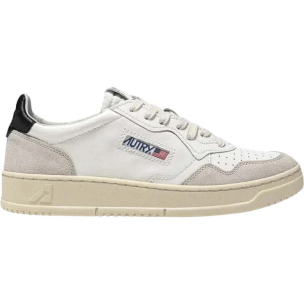 Autry Medalist Leather Low White Black Beige (Women's) Autry Medalist Leather Low White Black Beige (Women's) - AULW LS21 - Acquista su Shoes Clothing Store
