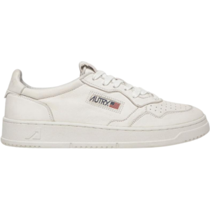 Autry Medalist Low White Super Soft Napa Leather - AULW SG10 - Acquista su Shoes Clothing Store