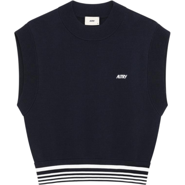 AUTRY KNITTED VISCOSE TOP WOMAN - VEPW-030B - Acquista su Shoes Clothing Store