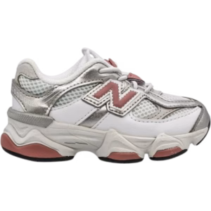 New Balance 9060 Bungee Lace White Rosewood Silver (TD)