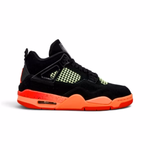 Jordan 4 Retro Black Infrared Barely Volt (GS)