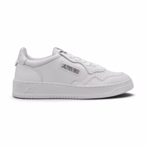 Autry Medalist Low White Super Soft Napa Leather