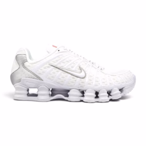 Nike Shox TL White/White/Metallic Silver